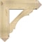 Ekena Millwork Olympic Arts and Crafts Rough Sawn Bracket w/ Offset Brace, Douglas Fir, 8"W x 28"D x 28"H BKT0806X28X28OLY03RDF - alternate 3